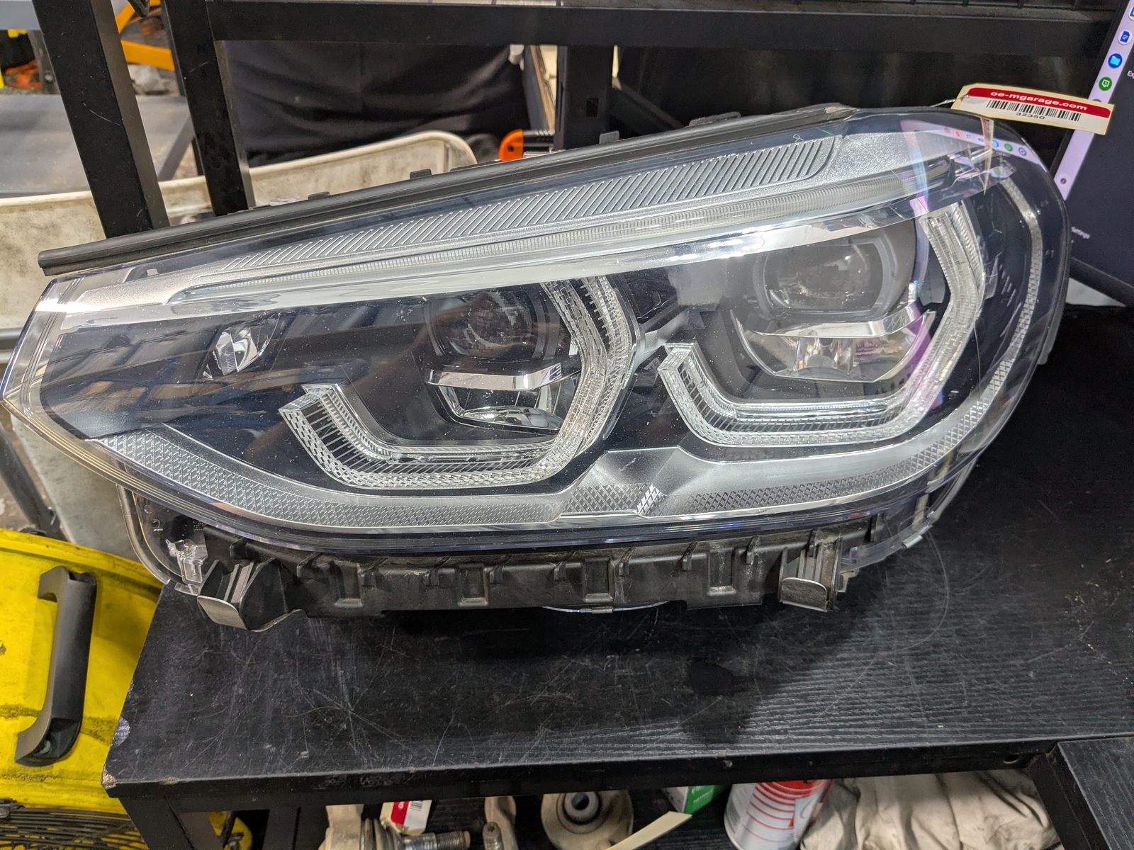 OEM BMW G01 G02 F97 F98 X3 Left Driver ICON Adaptive Headlight with Modules 18-21