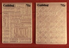 Cuttlebug Provo Craft Embossing Folders BLOOM DOTS or Amazing Crazy Strong YOU