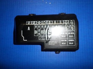 4TH GEN 92-96 HONDA PRELUDE FRONT ENGINE FUSE BOX COVER HONDA# 38252 SS0 003 | eBay | 97 Prelude Fuse Box | | eBay