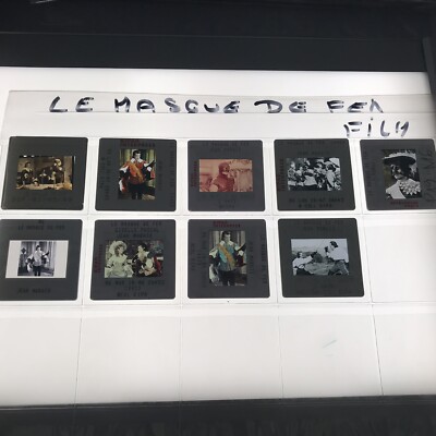 LE MASQUE DE FER - JEAN MARAIS - SET 9 PRESSEMAPPEN FOLIEN