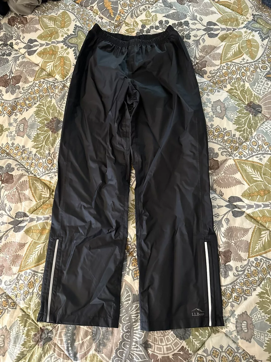 LL BEAN Kids Trail Model Rain Pants Size 12