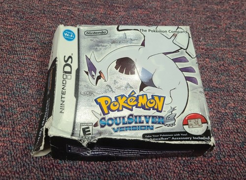 Pokemon SoulSilver Version Pokewalker Big Box Nintendo DS (Authentic!) Complete! - Picture 5 of 19