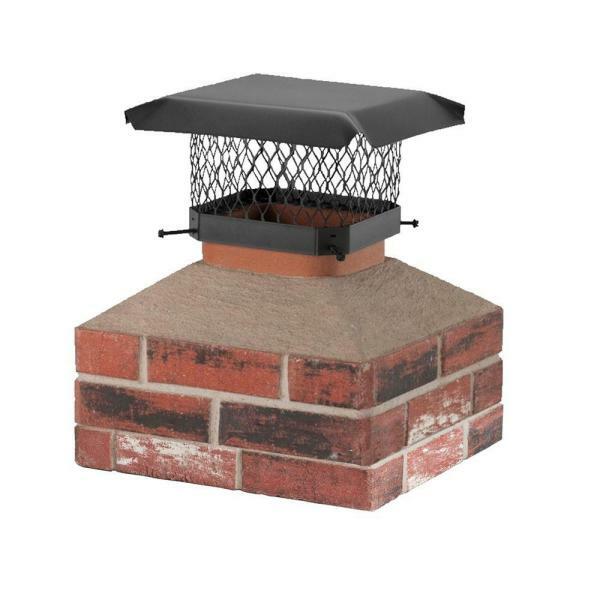18 X 18 In Other Fireplaces Stoves Mesh Chimney Cap Black