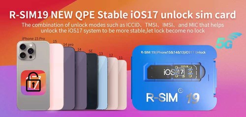 R-SIM19 NEW QPE Stabilna IOS17 Unlock Karta SIM do iPhone 15 Plus 14 13Pro Max 12 - Zdjęcie 6 z 17