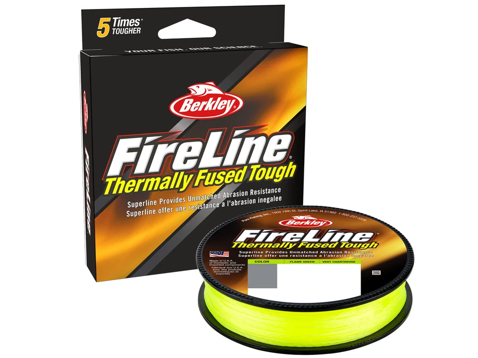Berkley FireLine Fused Original Flame Green 150m 164yds Tresse - Photo 1/1