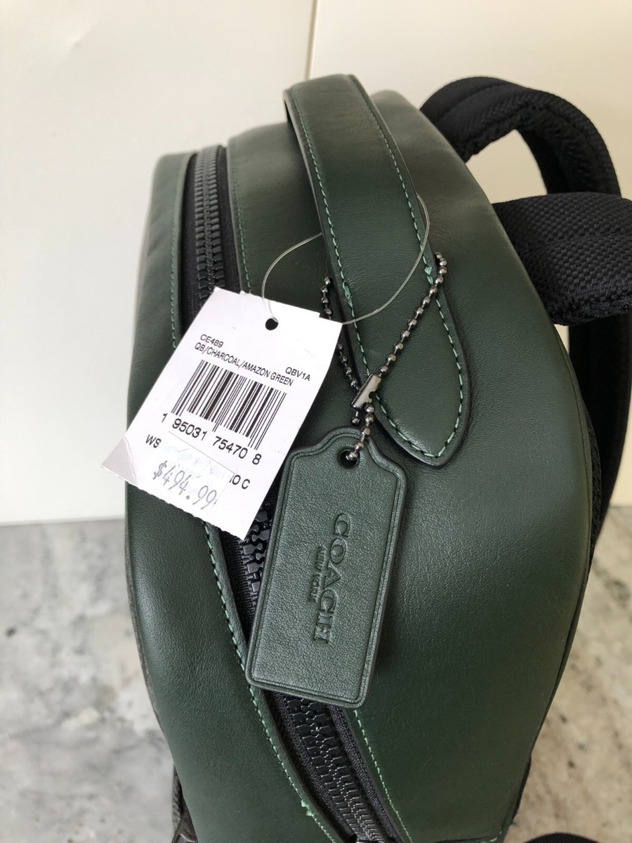 Coach Black/Green Colorblock Westway Signature Slingpack W/ Coach Patch NWT Coach West Pack In Signature Camo Print | Brixton Baker main image 3