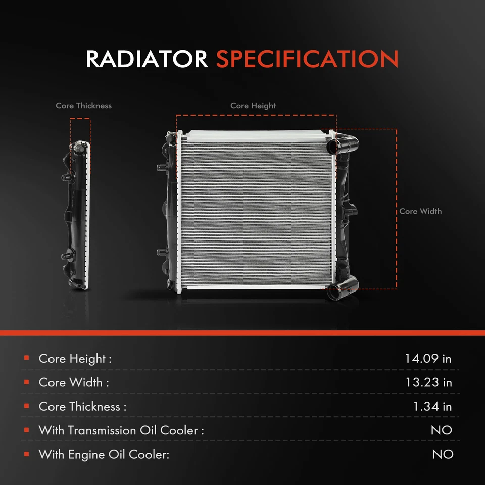 2 радиатора без масляного радиатора для Porsche Boxster 97-04 911 02-05 слева и справа - Изображение 2 из 4