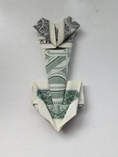 Money Origami - made from a Dollar Bill (LOVELY GIFT for your LOVERS)