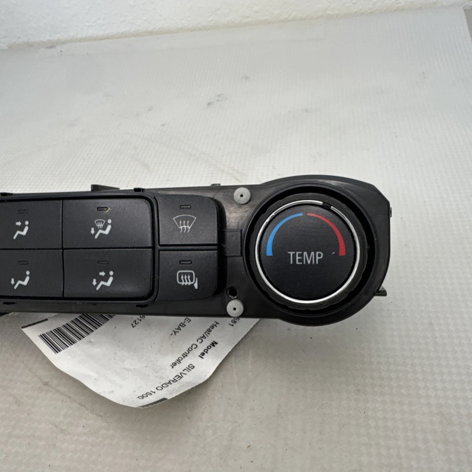 Chevrolet Silverado 1500 2014-2019 aire acondicionado calefacción climatización control de temperatura OEM 84199201 Foto 4 de 4