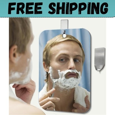 Shower Mirror Fogless for Shaving Fog-Free Bathroom (Large,11''X8'') 1Pack