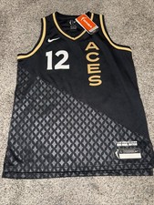 Chelsea Gray Las Vegas Aces Nike Rebel Edition Jersey - Black Youth Sz L New