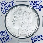 1880 O MICRO O MORGAN SILVER DOLLAR AUTHENTIC HI GRADE U.S. MINT KEY DATE 8533