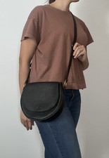 Black Leather Vintage Purse
