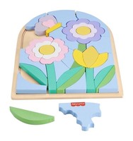 Fisher-Price 37-Teiliges Blumen-Holzpuzzle HXT97