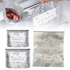 Reusable Aluminum Foil Sealable Storage Bag, Aluminum Foil Freezer Slider Bag SP