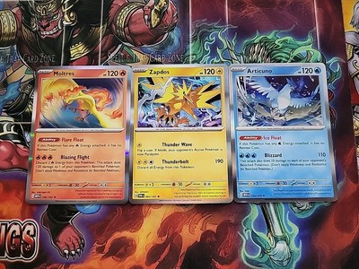 Zapdos Moltres Articuno Pokemon LEGENDARY BIRDS Lot All HOLOS 3 Card Set  NM! | eBay