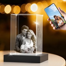 3D Crystal Personalized Photo Custom Picture ...