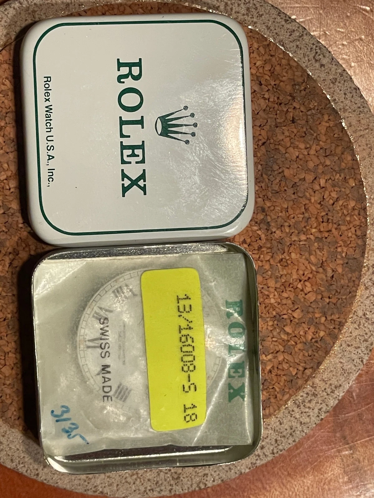 NIB Rolex 100% original Oyster Datejust 13/16008-S porcelain White Roman dial