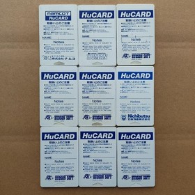 Pc Engine Hucard 9 Piece Set Jackie Chan Kato-Chan Ken-Chan   Others