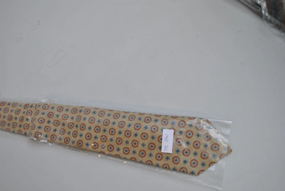 KITON SARTORIA NAPOLI CRAVATTA FATTA A MANO IMBUSTATA 280,00 LANA+SETA - Imagen 4 de 4