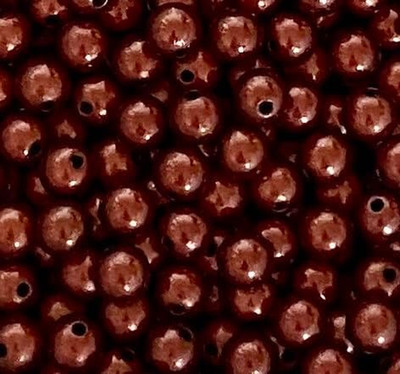 Wunderperlen 12mm, 50g (ca. 55 Stück), Miracle beads, 3d-Illusion (Schokobraun)