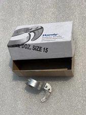 Handy Twine Knife Co. Safety Cutter Finger Ring Fixed Blade Size 15 (large)