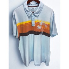 Old Navy Men  s XXL Polo W/Beach Graphic