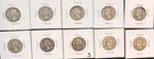 10 Coin Lot 1934–51 Washington Silver Quarter  90% Silver Mixed Date Estate Find