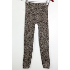 SPANX Look At Me Now Leopard Print Leggings Women's Size Small