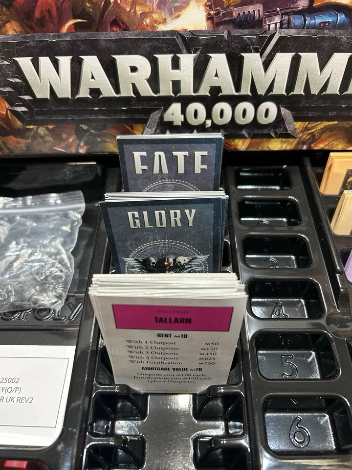 Monopoly Warhammer 40k Edition Board Game - War Hammer 40,000 100% Complete VGC - Image 4 of 4