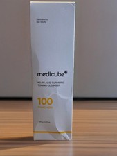 MEDICUBE Kojic Acid Turmeric Toning Cleanser, 4.23 oz Box Slightl Wrinkled