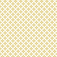 Spring Hill Farm: Dot Diamond Yellow Cotton Fabric 110cm wide (per metre)