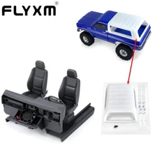 FLYXM RC Interior Kit Truck Cap Campe Cover Shell For Traxxas TRX4M K10 1/18 Car