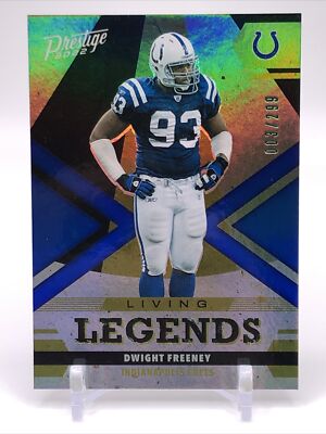 2022 Prestige Living Legends Xtra Points Blue Dwight Freeney /299 #LL-24 Colts