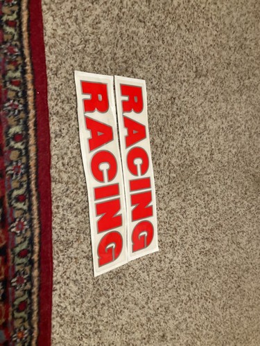 Brand New Racing Decal Vinyl Sticker Rear Swinging Arm set pair 2 Vertemati VOR - Picture 3 of 3