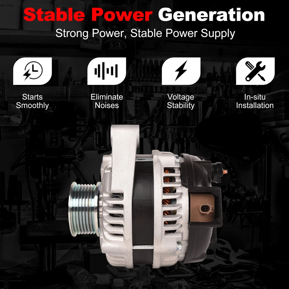 Alternador nuevo 12V 130A para Honda Crosstour EX-L 2,4 L 2012 2013 2014 2015 Foto 4 de 4