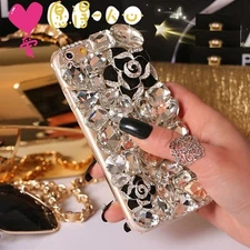 Hot Luxury Bling Jewelled Crystal Diamonds Rhinestone Case Cover for Cell Phones