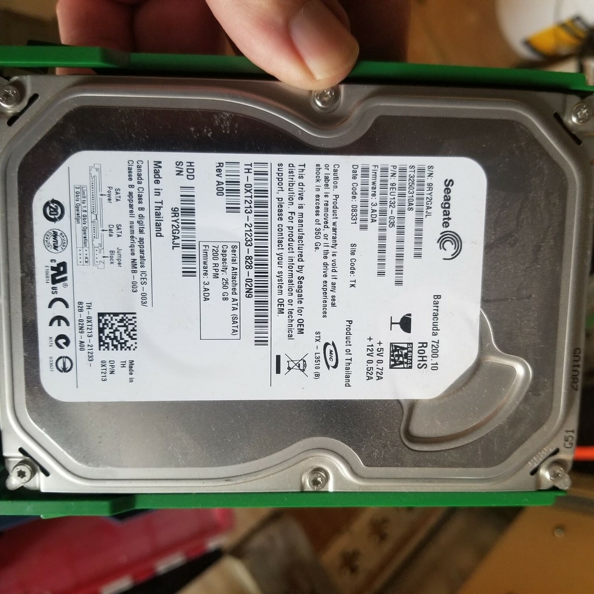Seagate Barracuda 7200.10 250GB Internal 7200RPM 3.5