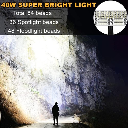20V Light for Dewalt 20V Max Lithium-ion Battery 40W 4200LM Flashlight with USB - Picture 8 of 12