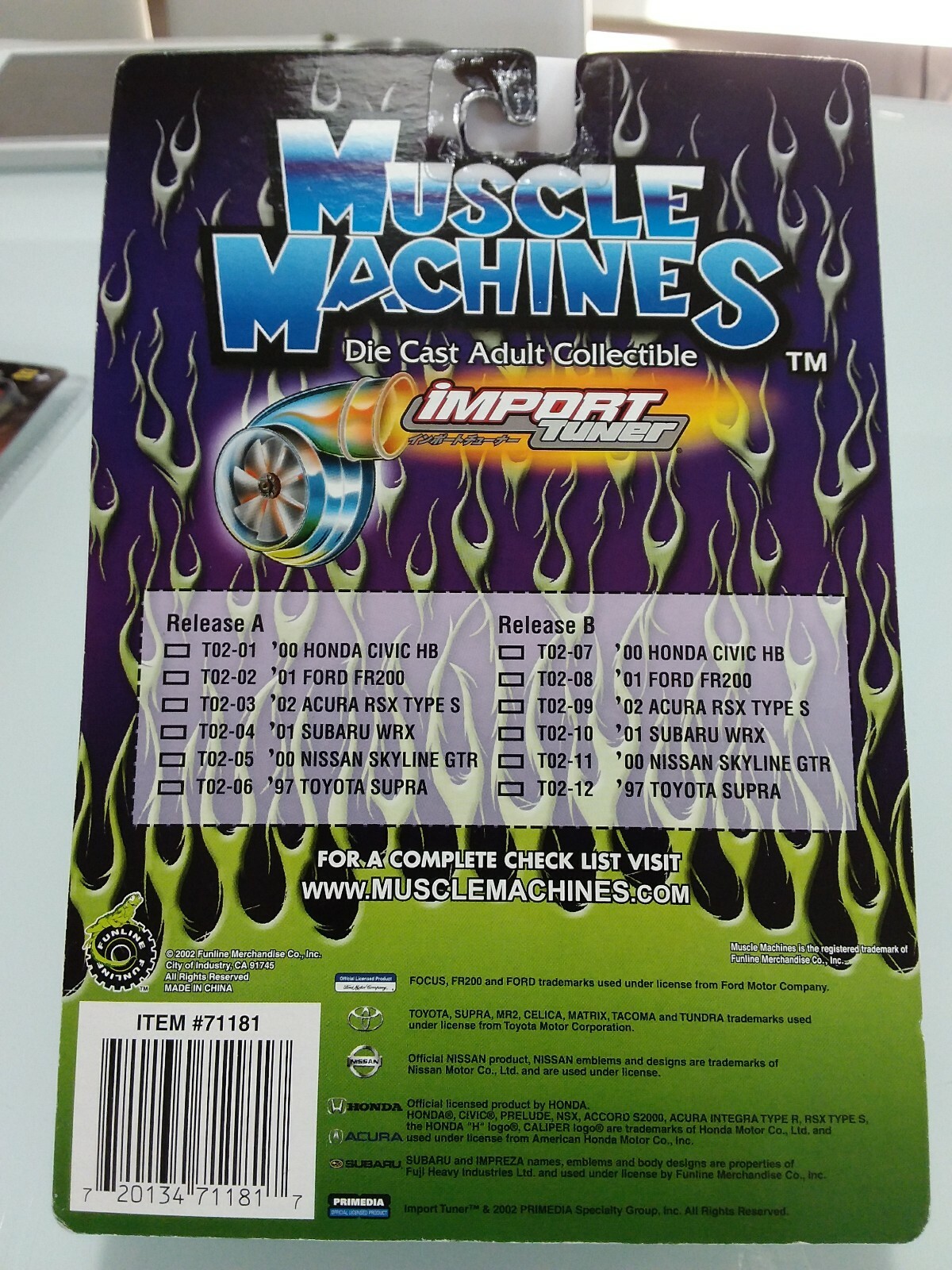 MUSCLE MACHINES IMPORT TUNERS '01 FORD FR200 DIECAST 164 eBay