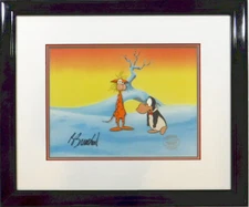 🟨Berkeley Breathed Opus Bill Wish for Wings thatWork hand signed production cel