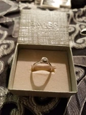 Diamond Ring Barely Used Size 8