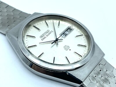 Vintage SEIKO KING QUARTZ Watch Twin Quartz Overhauled Day