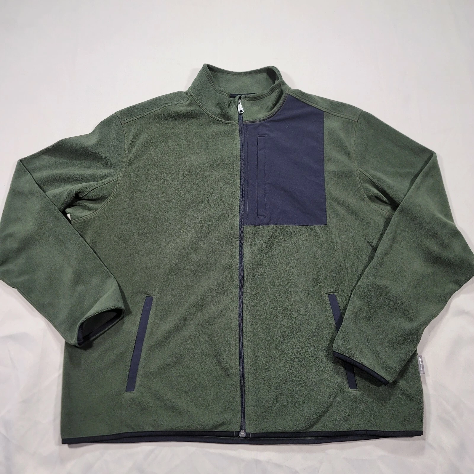 Duluth Trading Men's Full Zip Fleece Jacket Long Sleeve Green Size XL