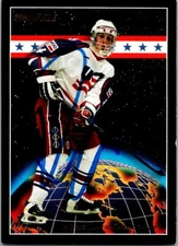 Deron Quint autographed Hockey Card (Team USA) 1994 Pinnacle Juniors #485