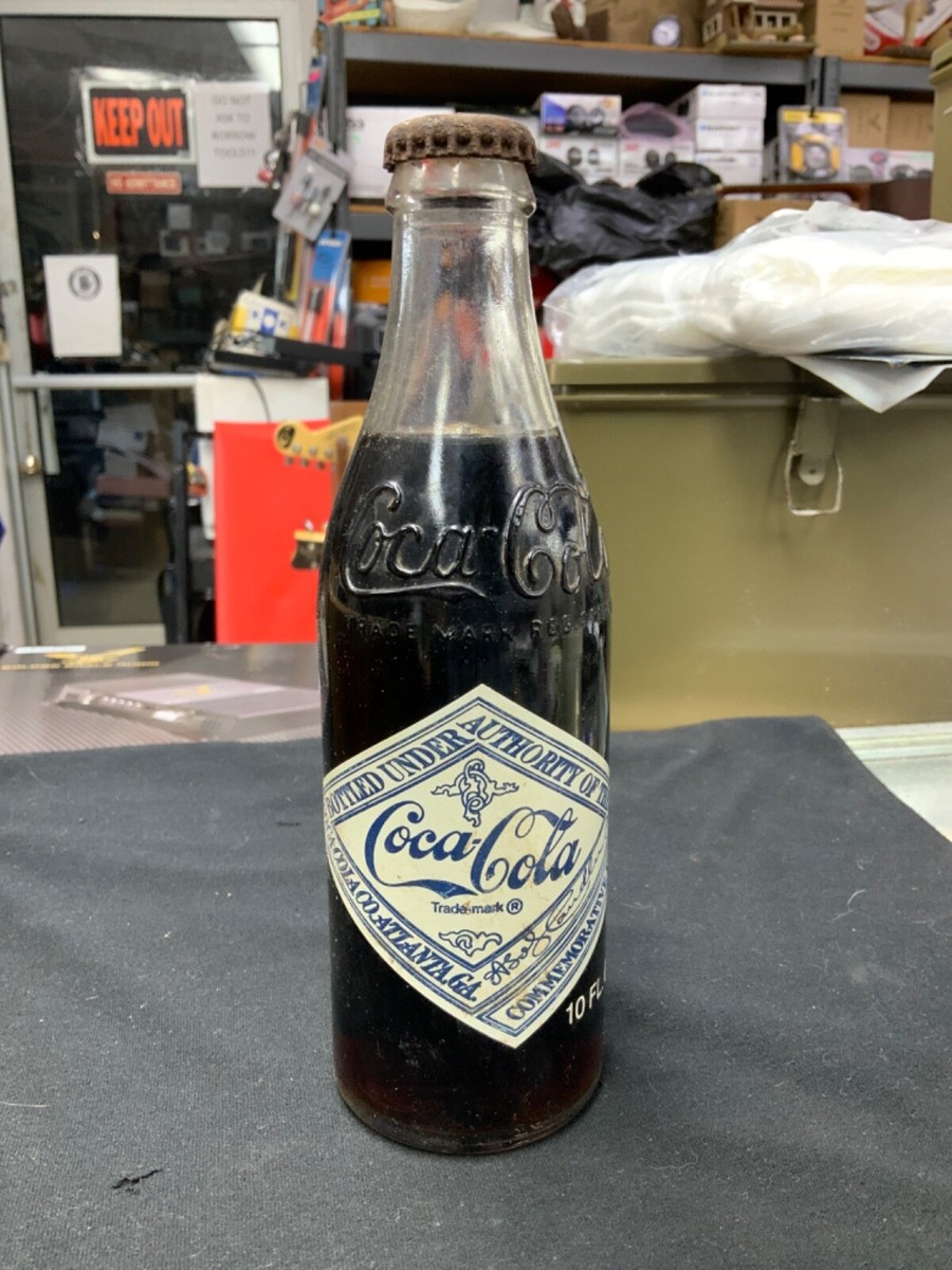 COCA COLA 75TH ANNIVERSARY BOTTLE- ATLANTA 1900-1975 | eBay