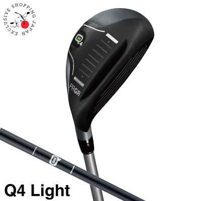 PRGR Carrys Q Utility Hybrid Q4 20° L Light Flex Graphite Shaft Headcover New JP