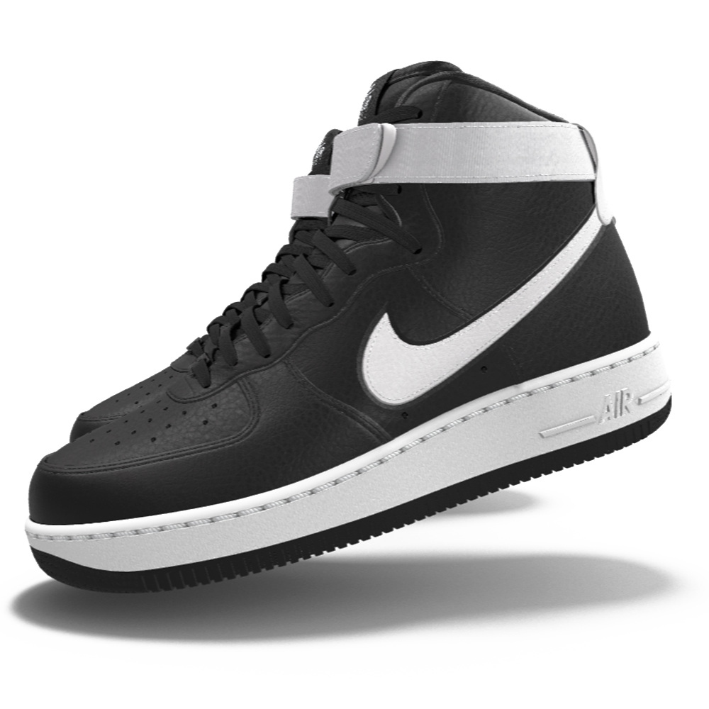 Nike Air Force‎ 1 High Mens 11 Basketball Shoes Black White Leather Athletic $250 NIB NEW Mens Nike Air Force 1 Vandal Black & White  main image 4