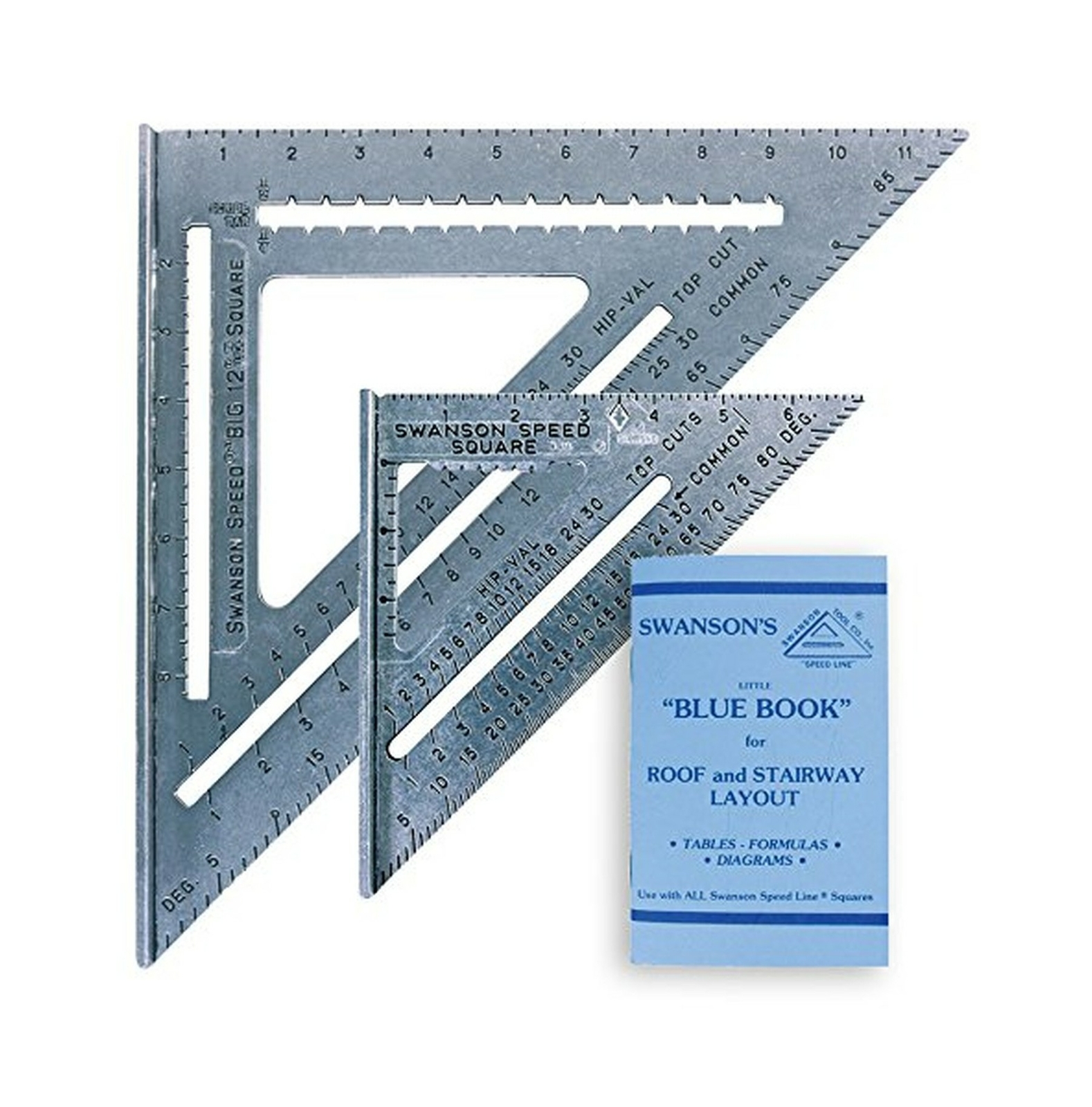 SW1201K 7" & Big 12" Speed Square Layout Tool Kit Includes Blue Book  Geometry 696231622342 | eBay