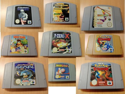 Nintendo 64 N64 Games to Choose From
